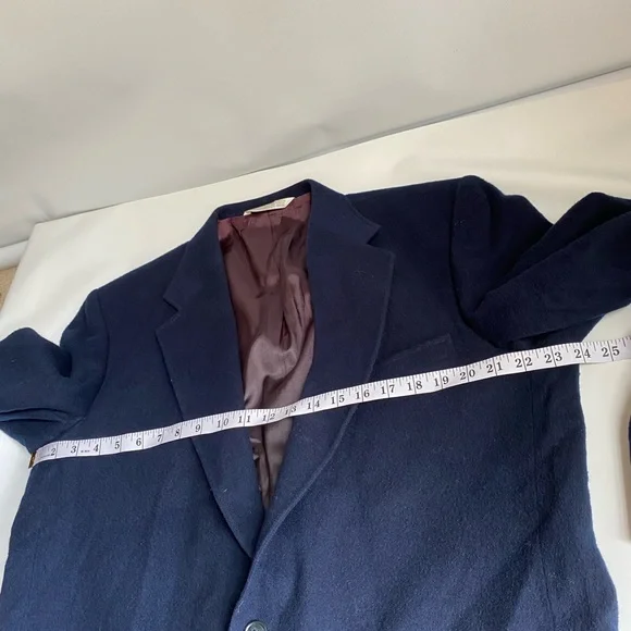 Lands’ end 100% wool navy blazer size 44 L lands end